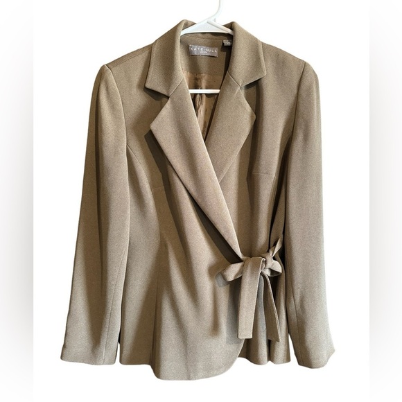 Kate Hill Woman’s Petite Wrap Up Blazer, Size 4P - Picture 1 of 6